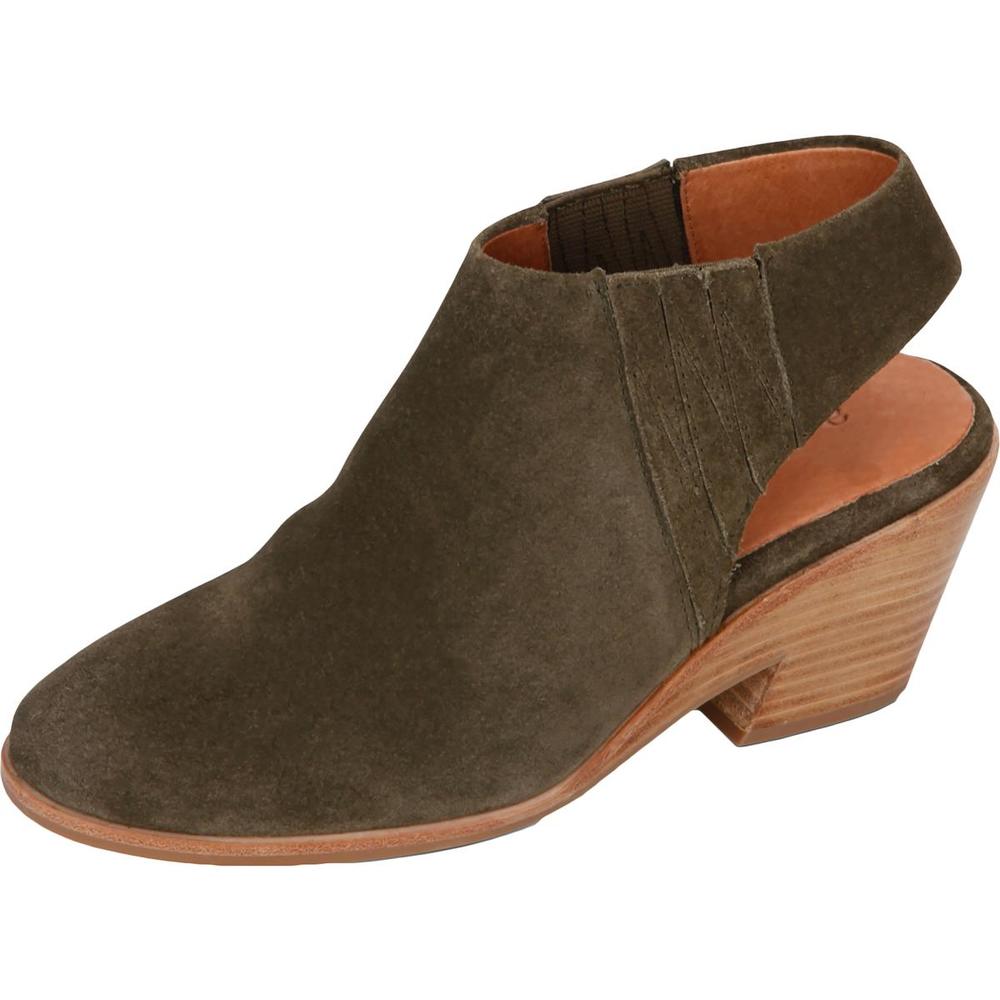 Gentle Souls by Kenneth Cole Womens Blaise Green Leather Booties Shoes Used